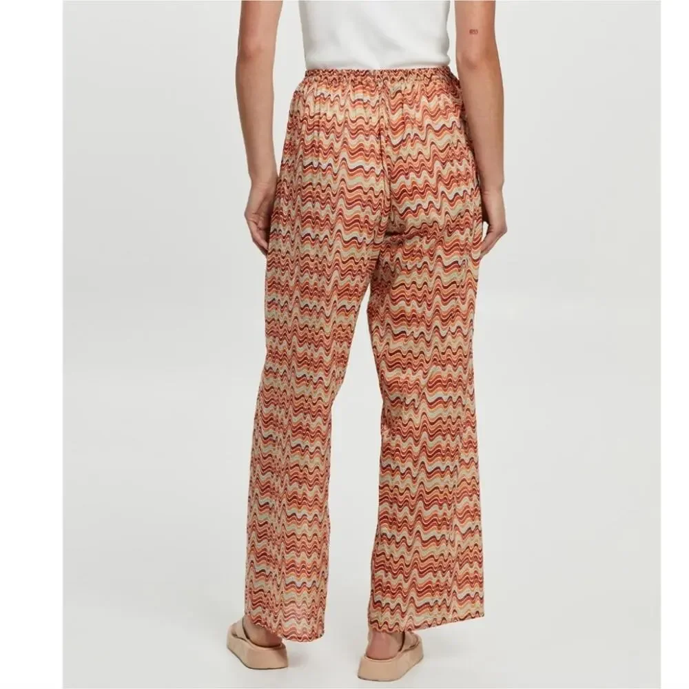 NWT Faithfull The Brand Montero Cotton Split-Leg Boho Pants Vadella Medium - Picture 4 of 13